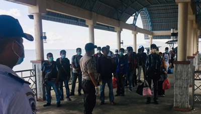 Tiba di Pelabuhan Dumai, 82 TKI Sudah Dipulangkan ke Daerah Masing-masing